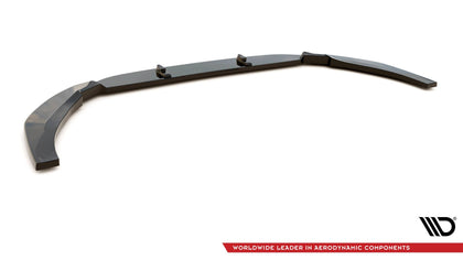 Maxton Front Splitter V.2 Audi RS5 F5 Facelift - Gloss Black