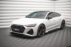 Maxton Front Splitter V.2 Audi RS6 C8 / RS7 C8 - Gloss Black