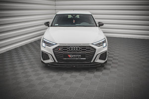 Maxton frontsplitter til Audi S3 / A3 S-Line 8Y – blank sort – billede 2 af 5