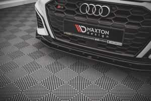 Maxton frontsplitter til Audi S3 / A3 S-Line 8Y – blank sort – billede 3 af 5