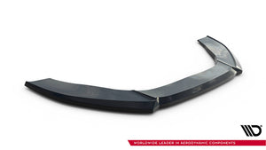 Maxton Front Splitter V.2 Audi S6 / A6 S-Line C7 - Gloss Black