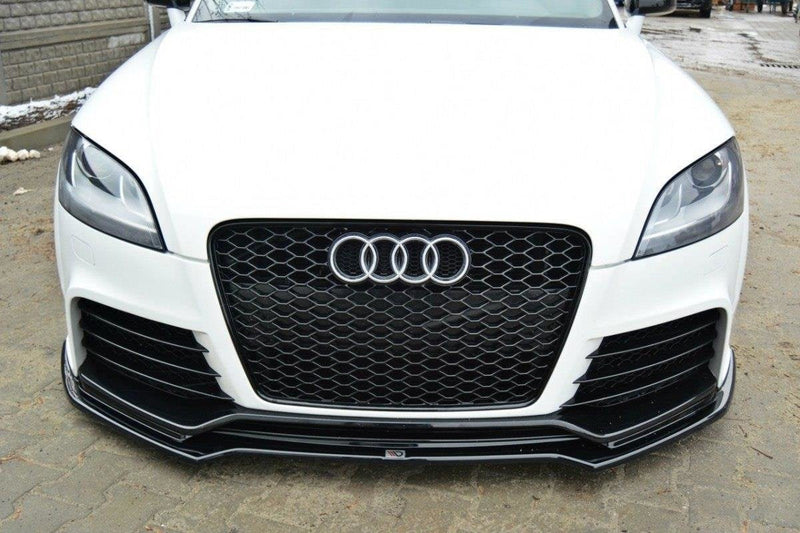 Maxton Front Splitter V.2 Audi TT RS 8J - Gloss Black