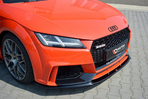 Maxton frontsplitter til Audi TT RS 8S – blank sort – billede 2 af 6