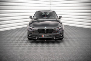 Maxton frontsplitter til BMW 1 F20 – blank sort – billede 2 af 4