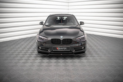 Maxton frontsplitter til BMW 1 F20 – blank sort – billede 2 af 4