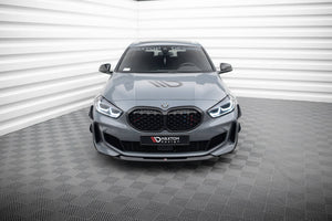 Maxton frontsplitter til BMW 1 M-Pack/ M135i / 128ti F40 – blank sort – billede 2 af 5