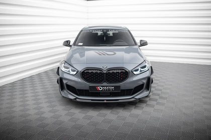 Maxton frontsplitter til BMW 1 M-Pack/ M135i / 128ti F40 – blank sort – billede 2 af 5