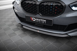 Maxton frontsplitter til BMW 1 M-Pack/ M135i / 128ti F40 – blank sort – billede 3 af 5