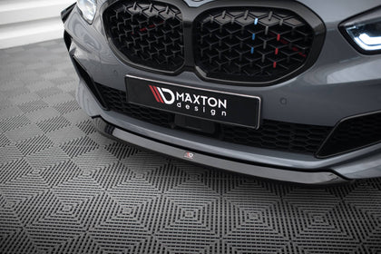 Maxton frontsplitter til BMW 1 M-Pack/ M135i / 128ti F40 – blank sort – billede 3 af 5