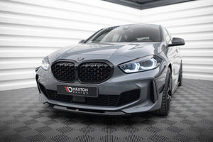 Maxton frontsplitter til BMW 1 M-Pack/ M135i / 128ti F40 – blank sort – billede 1 af 5