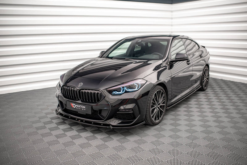 Maxton frontsplitter til BMW 2 Gran Coupe M-Pack / M235i F44 – blank sort – billede 1 af 4