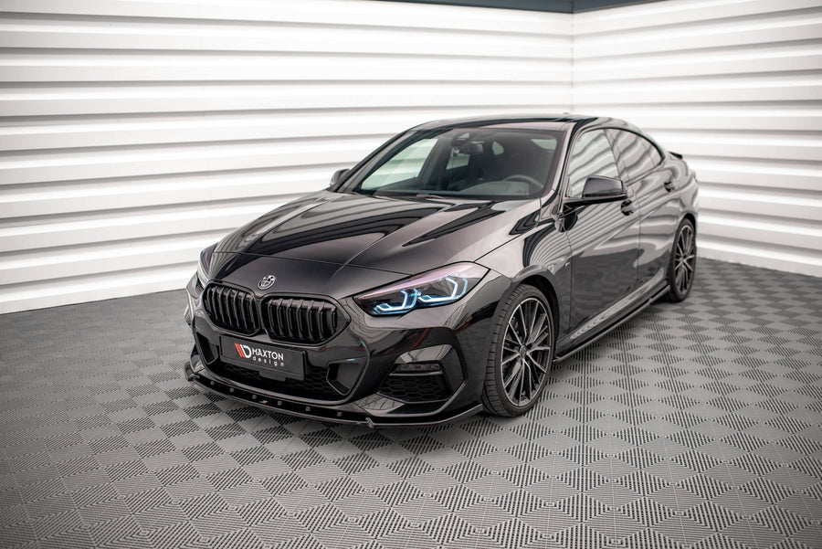 Maxton frontsplitter til BMW 2 Gran Coupe M-Pack / M235i F44 – blank sort – billede 1 af 4