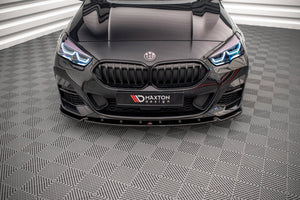 Maxton frontsplitter til BMW 2 Gran Coupe M-Pack / M235i F44 – blank sort – billede 2 af 4