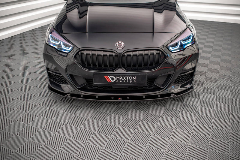 Maxton frontsplitter til BMW 2 Gran Coupe M-Pack / M235i F44 – blank sort – billede 2 af 4