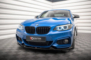 Maxton frontsplitter til BMW 2 M-Pack F22 – blank sort – billede 1 af 5