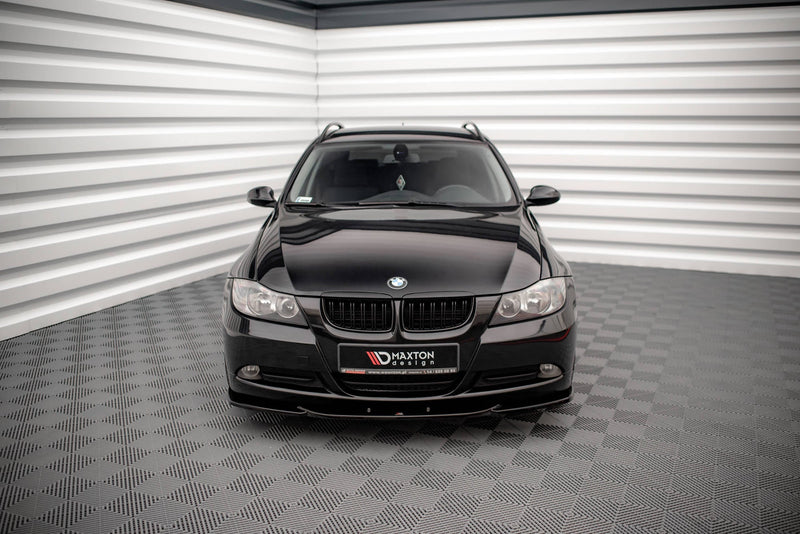 Maxton frontsplitter til BMW 3 E90 / E91 – blank sort – billede 1 af 5