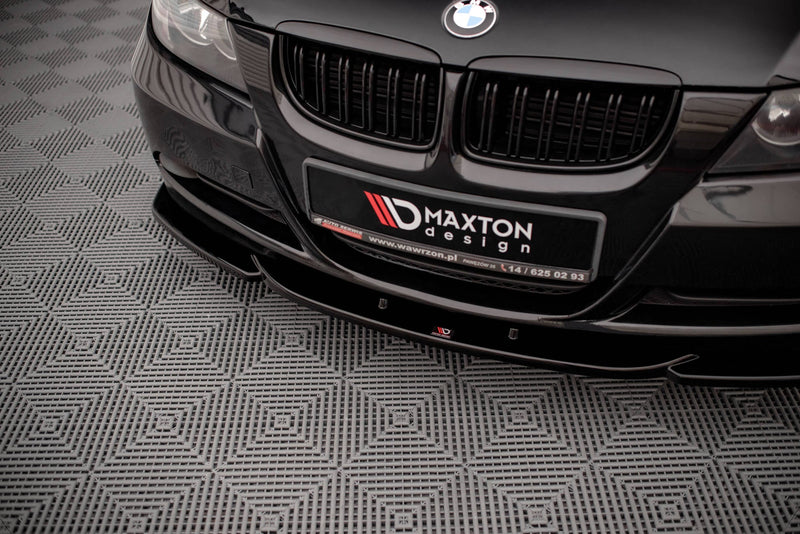 Maxton frontsplitter til BMW 3 E90 / E91 – blank sort – billede 3 af 5