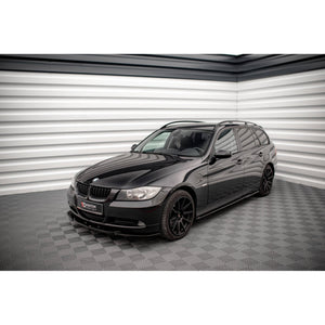 Maxton frontsplitter til BMW 3 E90 / E91 – blank sort – billede 2 af 5