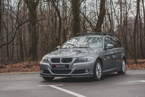 Maxton frontsplitter til BMW 3 E90/E91 Facelift – blank sort – billede 1 af 8