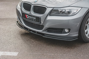 Maxton frontsplitter til BMW 3 E90/E91 Facelift – blank sort – billede 3 af 8