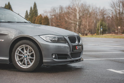 Maxton frontsplitter til BMW 3 E90/E91 Facelift – blank sort – billede 4 af 8