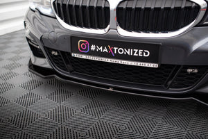 Maxton frontsplitter til BMW 3 M-Pack G20 – blank sort – billede 2 af 4
