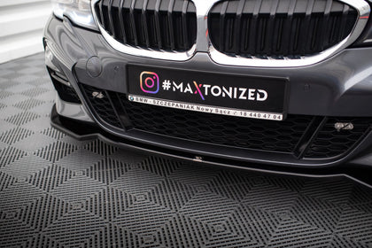 Maxton frontsplitter til BMW 3 M-Pack G20 – blank sort – billede 2 af 4