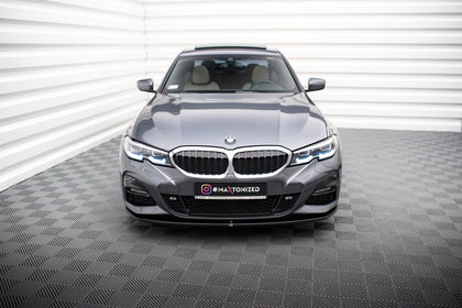 Maxton frontsplitter til BMW 3 M-Pack G20 – blank sort – billede 3 af 4