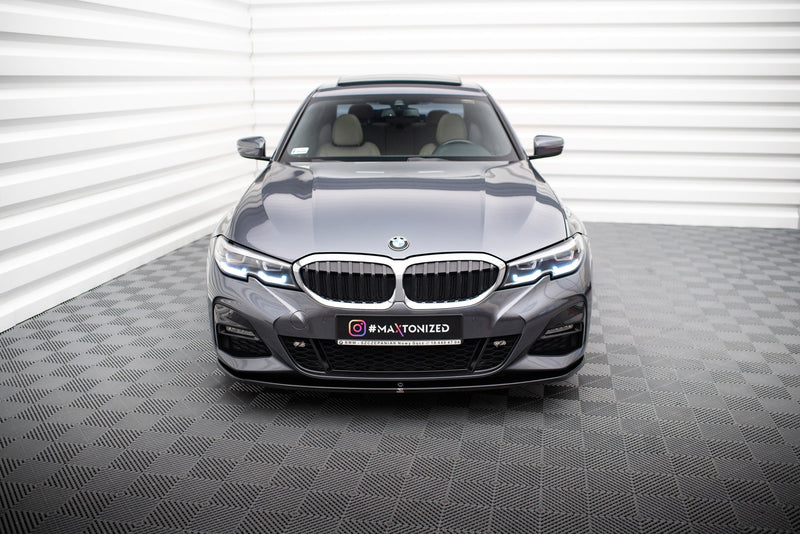 Maxton frontsplitter til BMW 3 M-Pack G20 – blank sort – billede 3 af 4