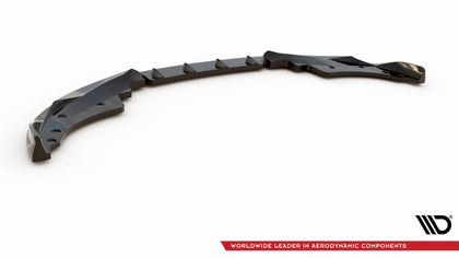 Maxton frontsplitter til BMW 4 M-Pack / M440i G22 / G23 / G22 Facelift / G23 Facelift – blank sort – billede 6 af 6