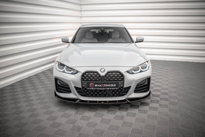 Maxton frontsplitter til BMW 4 / i4 Gran Coupe M-Pack / M440i G26 – blank sort – billede 2 af 6