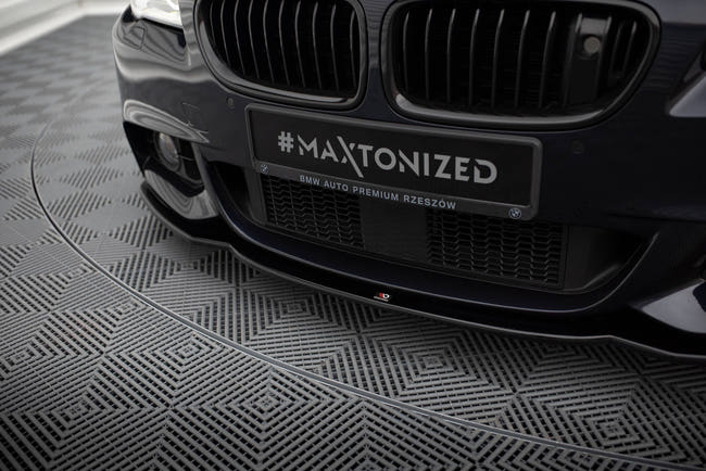 Maxton frontsplitter til BMW 5 M-Pack F10/F11 – blank sort – billede 2 af 5