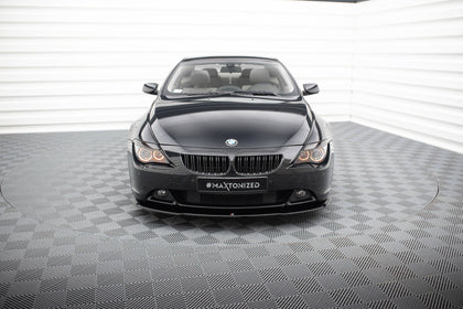 Maxton Front Splitter BMW 6 E63 / E64 (Preface Model) V.2 - Gloss Black