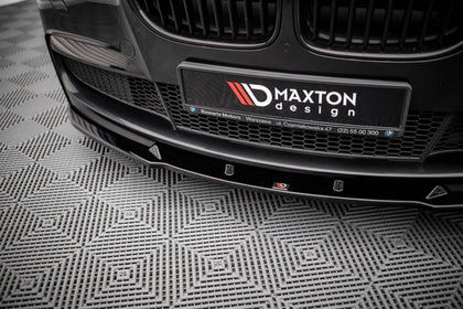 Maxton frontsplitter til BMW 7 M-Pack F01 – blank sort – billede 3 af 5