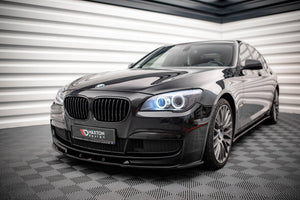 Maxton frontsplitter til BMW 7 M-Pack F01 – blank sort – billede 1 af 5