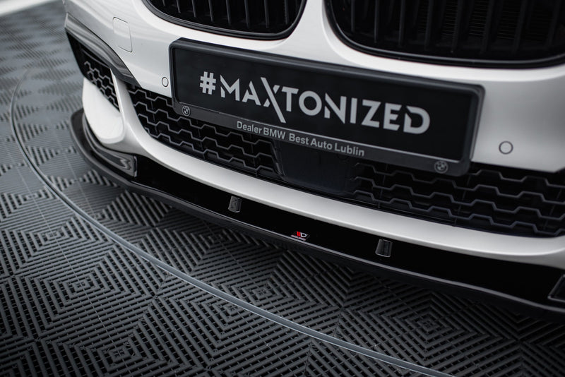 Maxton frontsplitter til BMW 7 M-Pack G11 /G12 – blank sort – billede 3 af 5