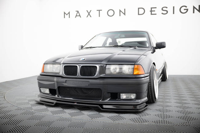 Maxton frontsplitter til BMW M3 / 3 M-Pack E36 Coupe – blank sort – billede 1 af 6