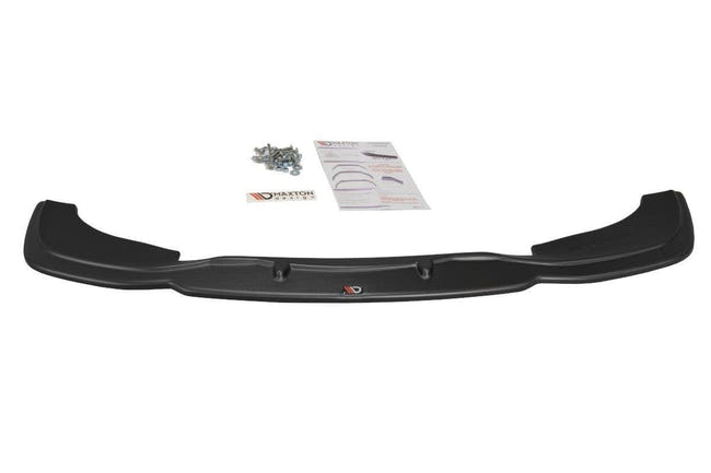 Maxton frontsplitter til BMW M3 E46 Coupe – blank sort – billede 1 af 4