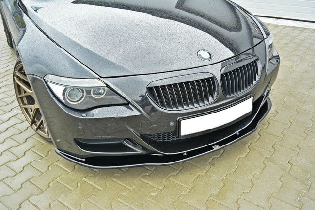 Maxton Front Splitter V.2 BMW M6 E63 - Gloss Black