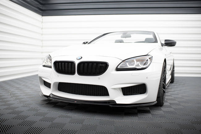 Maxton Front Splitter V.2 BMW M6 F06 Gran Coupe - Gloss Black