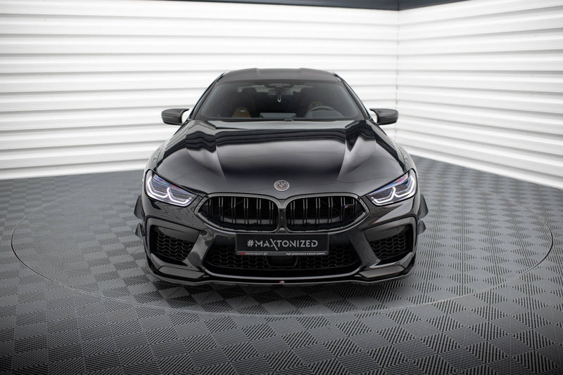 Maxton frontsplitter til BMW M8 Gran Coupe F93 / Coupe F92 – blank sort – billede 2 af 5