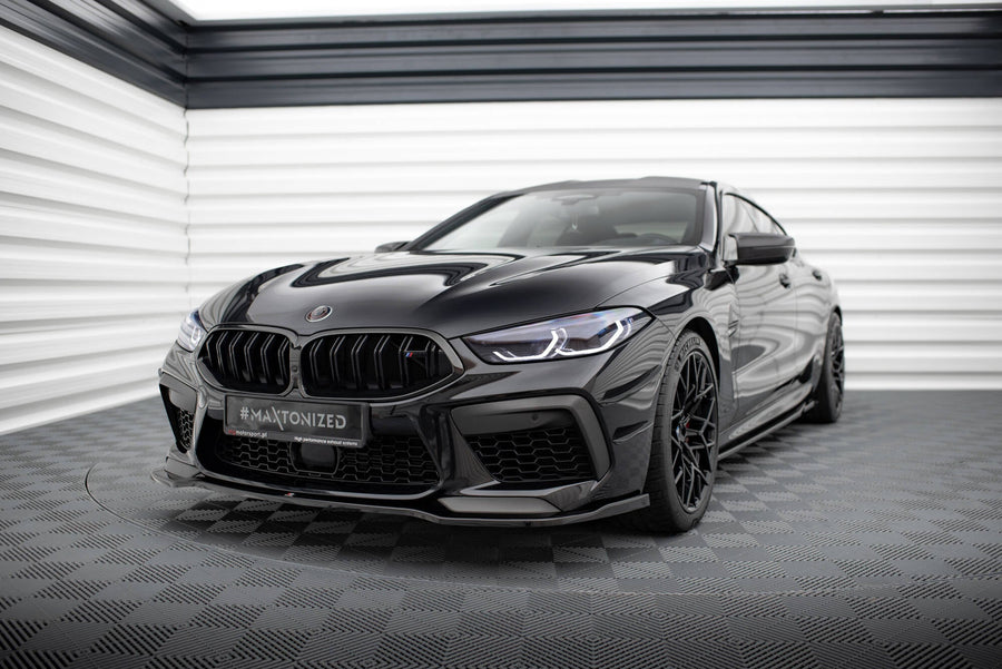 Maxton frontsplitter til BMW M8 Gran Coupe F93 / Coupe F92 – blank sort – billede 1 af 5