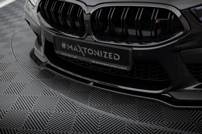 Maxton frontsplitter til BMW M8 Gran Coupe F93 / Coupe F92 – blank sort – billede 3 af 5