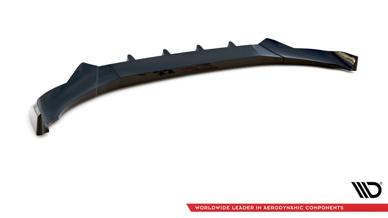 Maxton frontsplitter til BMW X4 M-Pack G02 Facelift – blank sort – billede 6 af 7