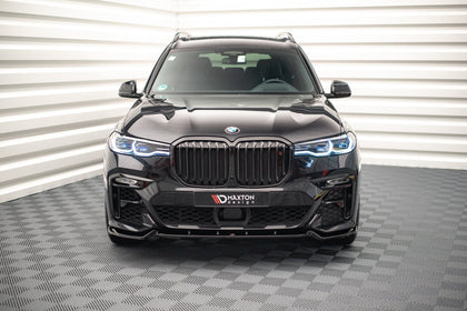 Maxton frontsplitter til BMW X7 M-Pack G07 – blank sort – billede 1 af 4