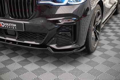 Maxton frontsplitter til BMW X7 M-Pack G07 – blank sort – billede 2 af 4