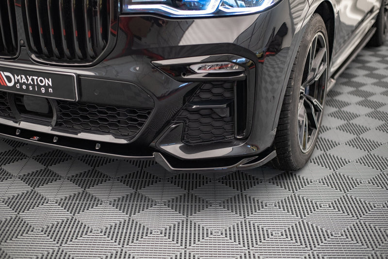 Maxton frontsplitter til BMW X7 M-Pack G07 – blank sort – billede 2 af 4