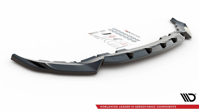 Maxton frontsplitter til BMW X7 M-Pack G07 – blank sort – billede 3 af 4