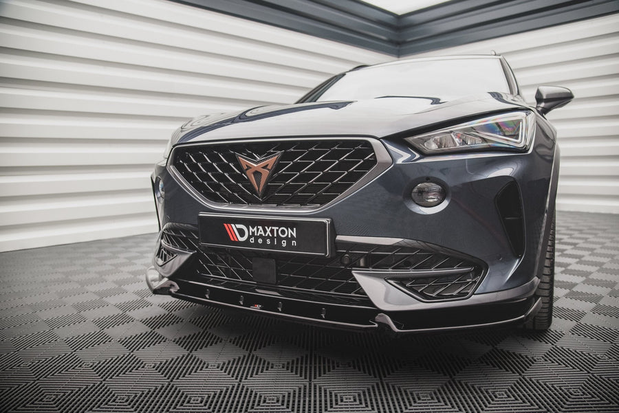 Maxton frontsplitter til Cupra Formentor – blank sort – billede 1 af 4