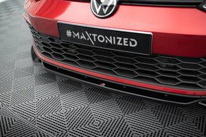 Maxton frontsplitter til Volkswagen Golf GTI / GTE / GTD / R-Line Mk8 – blank sort – billede 3 af 5